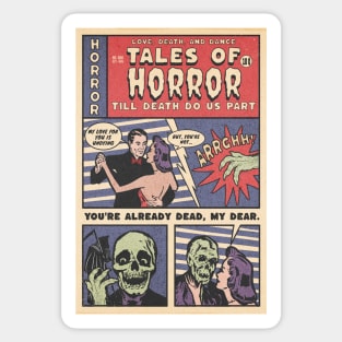 halloween comic, funny halloween comic, tales of Horror Funny Comics, funny comic Sticker